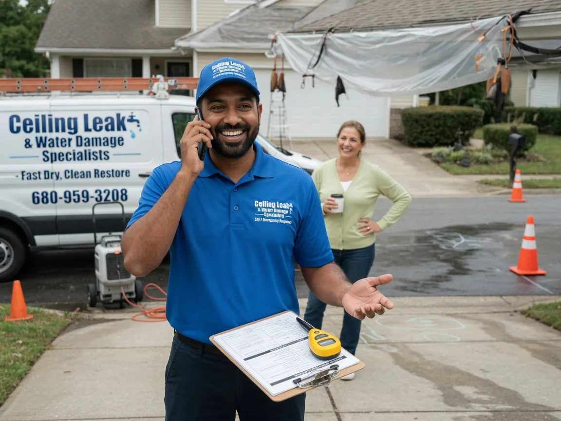 Ceiling Leak Cleanup Deputy, IN FAQs